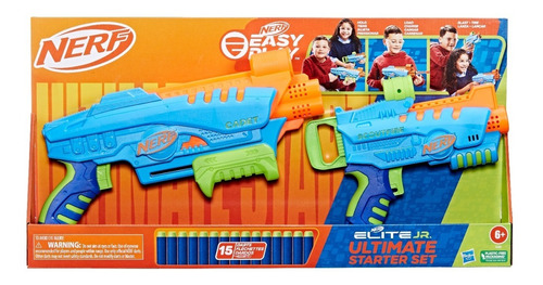 Lanzador Dardos Nerf Elite Jr. Ultimate Starter Set Hasbro