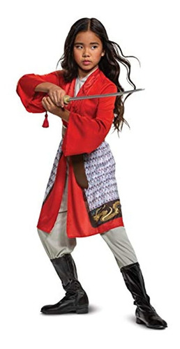 Disfraz De Mulan Para Niñas, Disney Live Action Movie Hero V