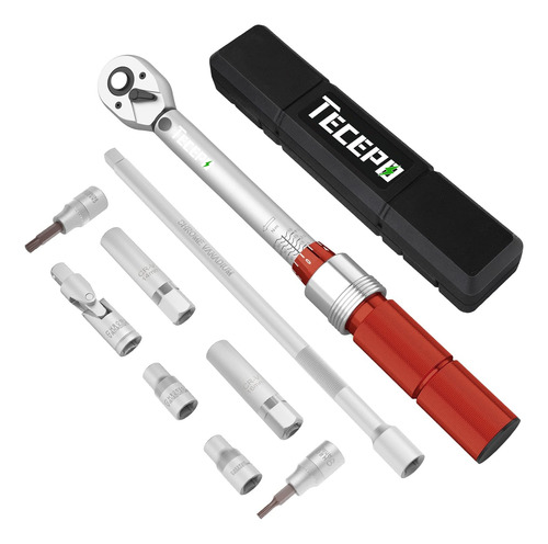 Tecepo Llave Dinamométrica Set 3/8 /5-60 N.m/8-45.5 Ft.-lb