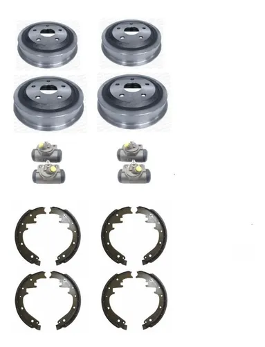 comprar Kit Campanas + Zapatas + Cilindros Freno 4 Ruedas Ford F-100