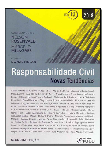 Libro Responsabilidade Civil Novas Tendencias 02ed 18 De Mil