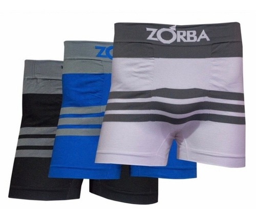 Pack X3 Boxer Hombre Zorba Art. 140 S/costura 