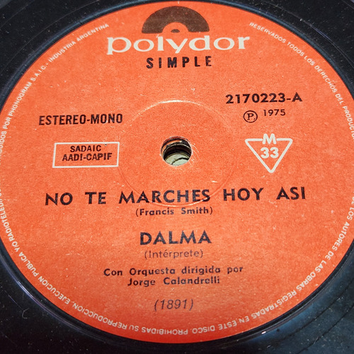 Simple Dalma J Calandrelli Orq Polydor C6