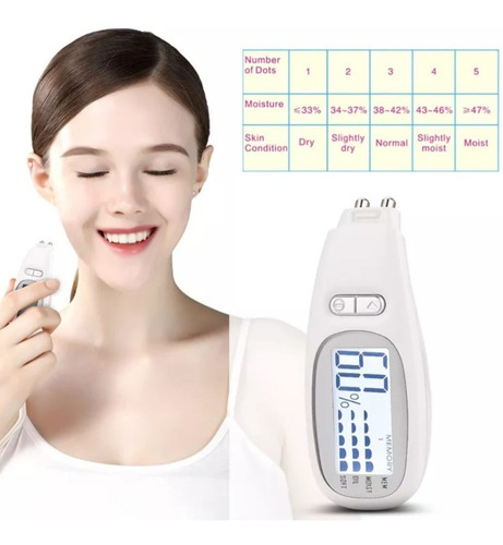 Analisador Facial Oleosidade Pele Cabelo Elasticidade E Luz