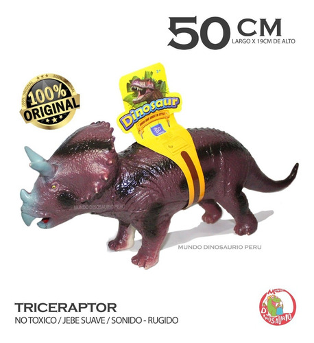 Imagen 6 de 10 de Dinosaurios Grandes Juguete Sonido Para Niños Coleccion