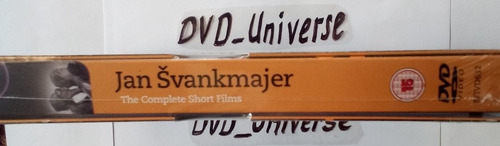 Jan Svankmajer. The Complete Short Films. Region 2. Pal. New