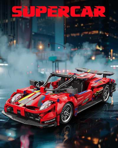 Conjuntos De Ladrillos De Construcción De Maquetas De Coches