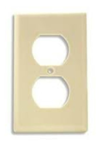 Tapa Toma Tipo Leviton Beige Marfil Plastica X5 Unidades 