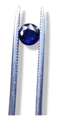 Safira 0.400 Cts Redonda 3,5 Mm Azul Kit 05 Pedra Preciosa 