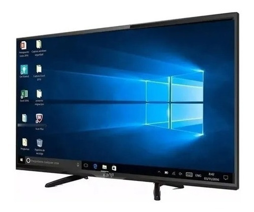 Imagen 3 de 7 de Monitor Tv Led 24 Kanji Full Hd 1080p Tda Hdmi Ultra Bass