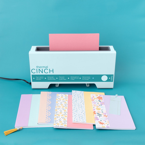 Set Thermal Cinch Aqua + Laminadora Minc Negra Heidi Swapp