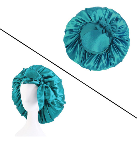 - Gorro De Dormir De Noche De Satén De Seda Para Mujer