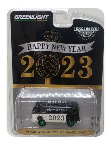 Greenlight Green Machine Happy New Year 2023 Volkswagen Van