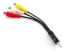 Comprar Cabo P3 X Av 3 Rca Femea Tv Led Dvd Filmadora Áudio Vídeo
