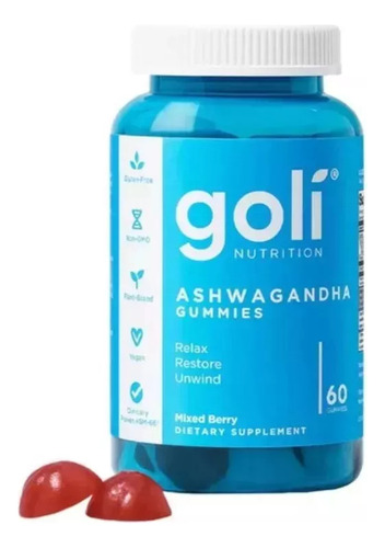 Gomas Goli Ashwagandha E Vitamina 60