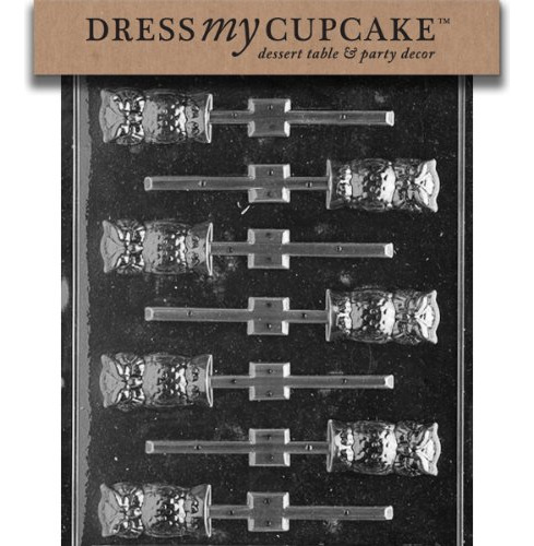 Molde Para Piruletas Dress My Cupcake, Diseño De Búho Pequeñ