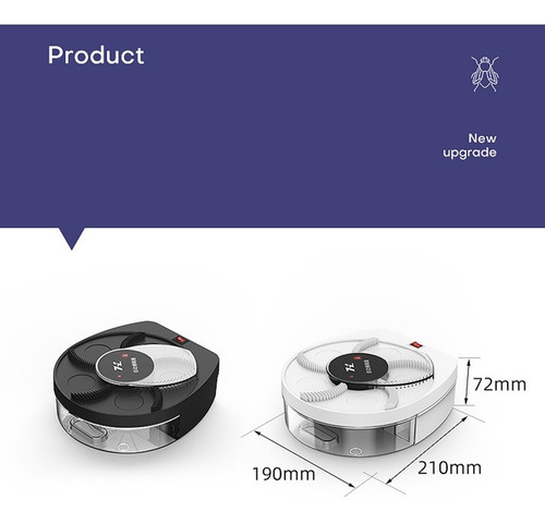 Imagen 5 de 6 de Dispositivo Repelente De Moscas Automático Usb Fly Trap.