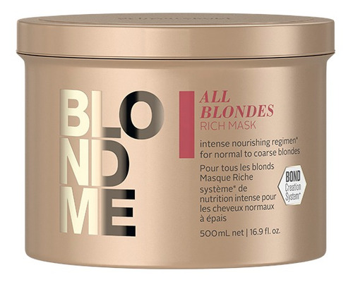 Schwarzkopf Máscara All Blondes Rich Blondme X500ml