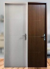 Puertas Interiores En Mdf Terminación Pvc Madera Nuevas