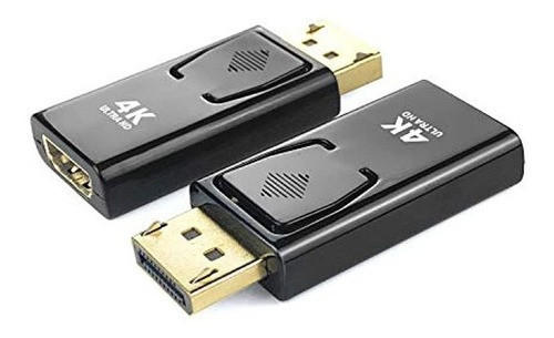 Displayport To Hdmi Adapter Peotriol 4k Gold-plated Dp Male