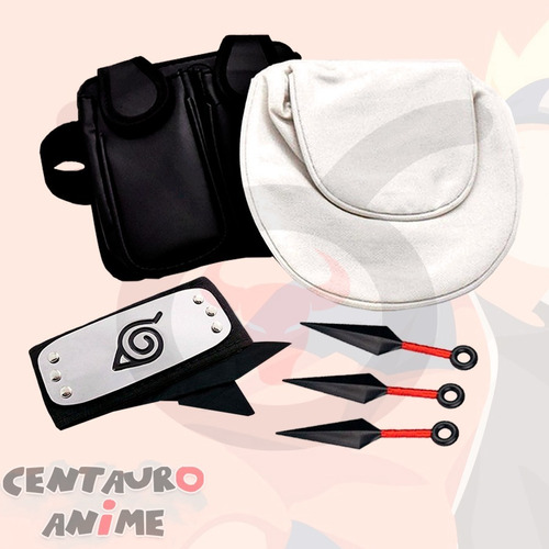 Naruto Accesorios  X6 Pcs Bandana Kunai