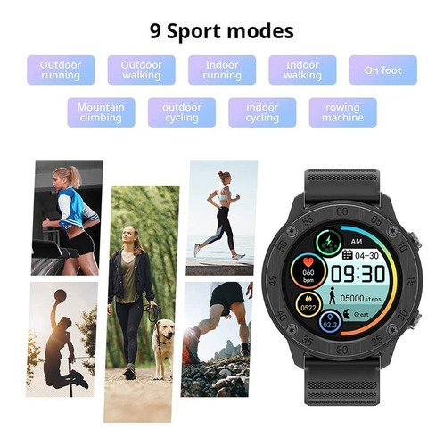 Imagen 5 de 10 de Reloj Smartwatch Blackview X5 Lcd 1,3 Bluetooth 5.0
