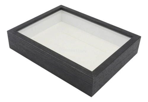 Marco De Caja De Sombra, Caja De Exhibición De Negro