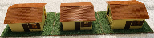 Kit 3 Casas Popular Frateschi 1513 Para Maquetes Ho (Usado)