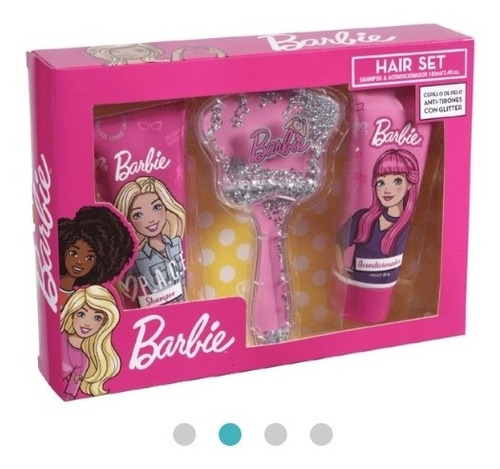 Set Barbie Shampoo+acondicionador +cepillo Gelatti