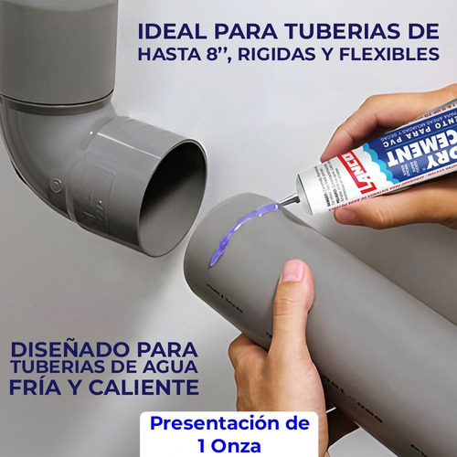 Adhesivo Pvc Pegamento Industrial 4 Oz.