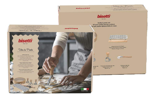 Bisetti Kit Completo De Pasta De 7 Piezas Para Ravioles Que