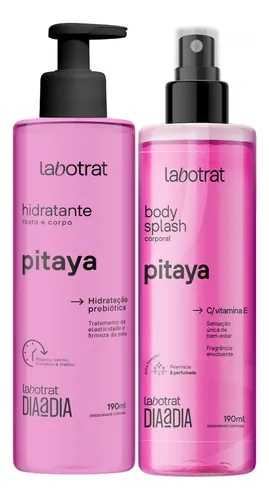 Kit Hidratante E Body Splash Corpo Rosto Pitaya Labotrat