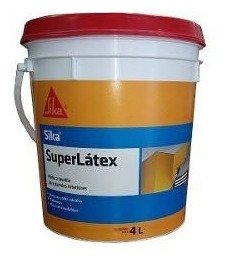 Pintura Latex Superlavable Sika Superlatex 4lt - Ynter Indus