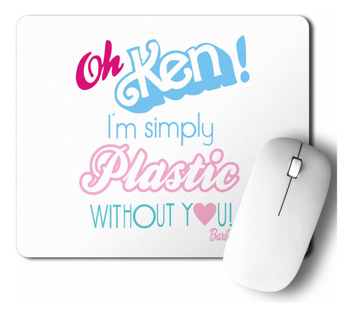 Mouse Pad Barby Speaks With Ken (d0040 Boleto.store)