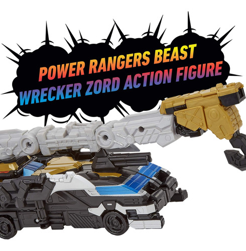 Power Rangers Beast Morphers Beast Wrecker Zord Convertendo