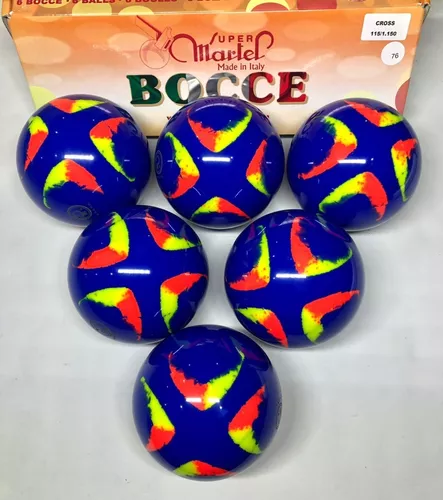 Jogo de Bocha Italiano Sportcraft, com 6 bolas colorida