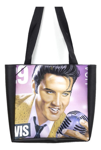 Bolsa Ecologica Cartera Tote Bag Elvis Presley 30x30 