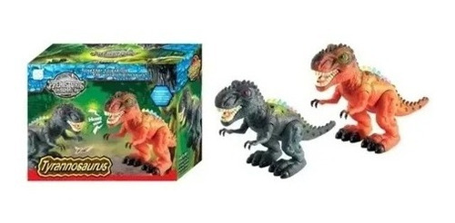 Dinosaurio T-rex 32cm Luces Y Sonido Muñeco Juguete