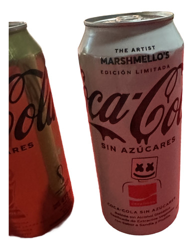 Latas Coca-cola Edición Limitada Marshmello Y Mundial Qatar