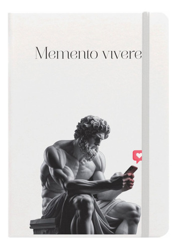 Cuaderno Libreta Anotador Tipo Moleskine Rayado Tapa Dura A5 Blanco