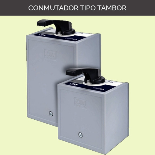 Conmutador Tipo Tambor Reversible Cr-830 Trifásico (51001)
