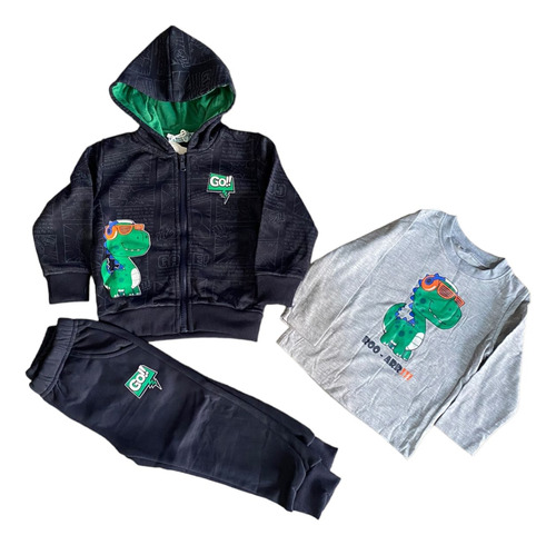 Conjunto Para Niño, Pans, Playera Y Sudadera