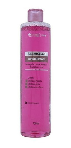 Agua Micelar Revitalizante 300ml Con Aloe Vera. Max Love