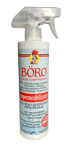 Impermeabilizante Boro Carpas Telas Protecc Uv Outdoor 500ml