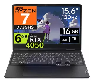 Lenovo Ideapad Gaming 3 Ryzen 7-7735hs-oc- 16gb 1tb Rtx4050