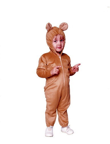 Disfraz Para Bebé Oso Adorable Pijama Talla 1-2 Halloween