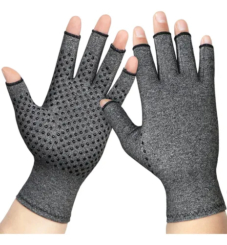Guantes Aliviartrix De Compresión Wilma Gris M