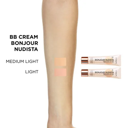 Base Loreal París Bonjour Nudista Bb Cream Medium-light X 30
