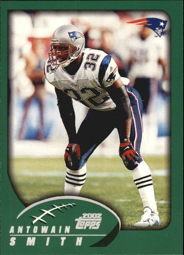 2002 Topps #123 Antowain Smith Patriotas De Nueva Inglaterra