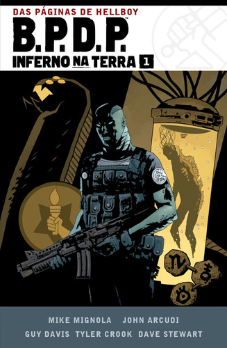 Bpdp Omnibus - Inferno Na Terra Vol. 1, De Mike Mignola. Editora Mythos, Capa Mole Em Português, 2023